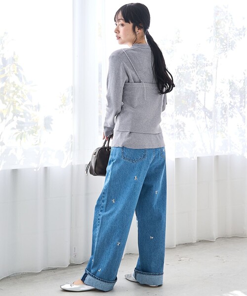 coen（コーエン）の「ソウバリニット キャミソールビスチェ【インフルエンサー紹介アイテム】（ニット/セーター・レディース・ブラック/グレー/ナチュラル・FREE）」の15枚目の写真