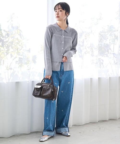 coen（コーエン）の「ソウバリニット キャミソールビスチェ【インフルエンサー紹介アイテム】（ニット/セーター・レディース・ブラック/グレー/ナチュラル・FREE）」の16枚目の写真