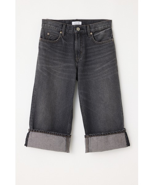 LAGUA GEM(ラグアジェム)の「FOLD MIDDLE デニム(デニムパンツ・レディース・ブラック/ブルー・X-SMALL/SMALL/MEDIUM)」の6枚目の写真