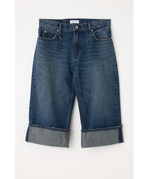 LAGUA GEM(ラグアジェム)の「FOLD MIDDLE デニム(デニムパンツ・レディース・ブラック/ブルー・X-SMALL/SMALL/MEDIUM)」の14枚目の写真