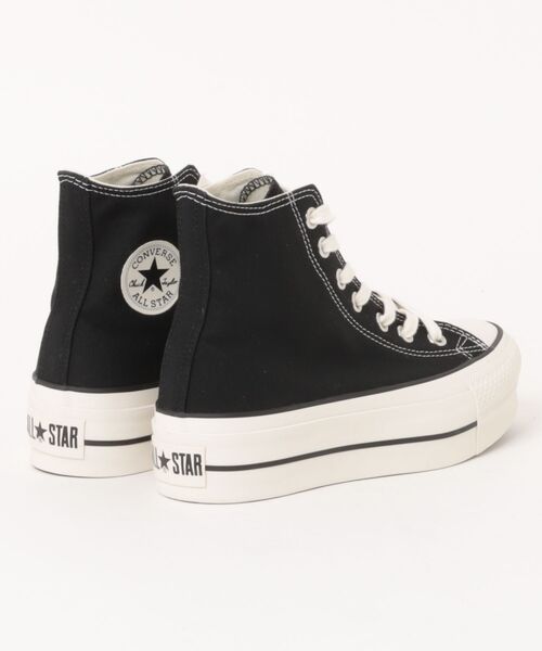 CONVERSE（コンバース）の「《CONVERSE》ALL STAR LIFTED HI オールスター　リフテッド　ＨＩ（スニーカー・レディース・ブラック・24.5cm/24.0cm/23.5cm/23.0cm）」の2枚目の写真