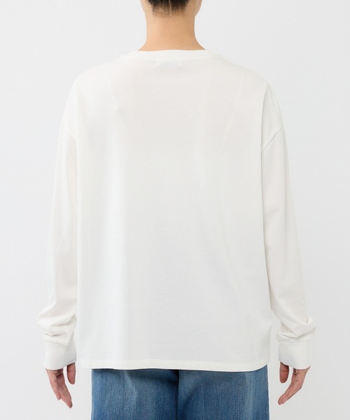 BARNYARDSTORM（バンヤードストーム）の「BARNYARDSTORM / BOOKフォトＴ（Tシャツ/カットソー・レディース・ホワイト/ベージュ・FREE）」の12枚目の写真