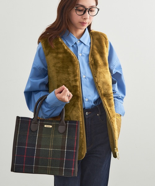 Barbour(バブアー)の「【Barbour】barbour karin faux gilet / LGI0201(ベスト・レディース・ブラック/ブラウン・10/12)」の4枚目の写真