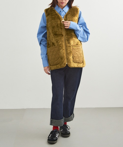 Barbour(バブアー)の「【Barbour】barbour karin faux gilet / LGI0201(ベスト・レディース・ブラック/ブラウン・10/12)」の8枚目の写真