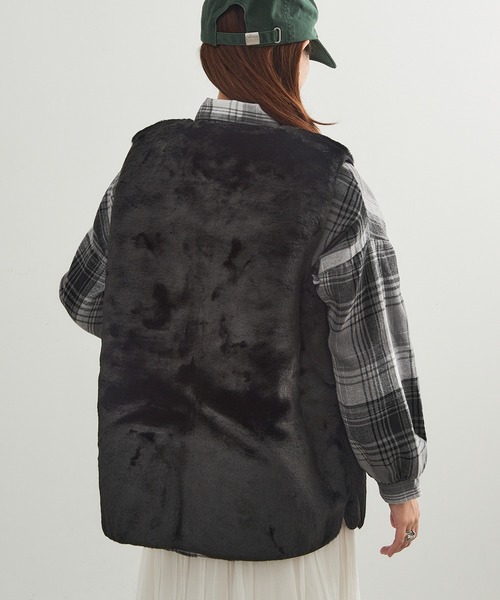 Barbour(バブアー)の「【Barbour】barbour karin faux gilet / LGI0201(ベスト・レディース・ブラック/ブラウン・10/12)」の21枚目の写真