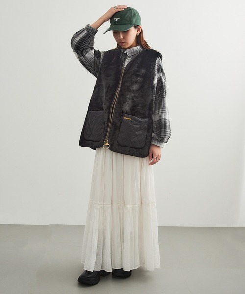 Barbour(バブアー)の「【Barbour】barbour karin faux gilet / LGI0201(ベスト・レディース・ブラック/ブラウン・10/12)」の22枚目の写真