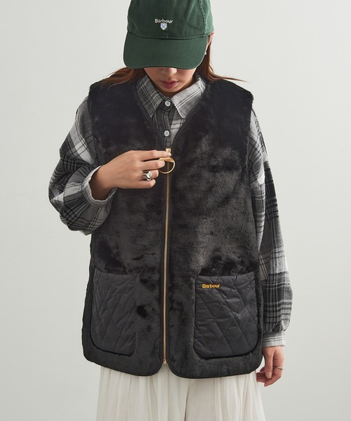 Barbour(バブアー)の「【Barbour】barbour karin faux gilet / LGI0201(ベスト・レディース・ブラック/ブラウン・10/12)」の19枚目の写真