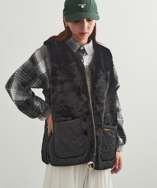 Barbour(バブアー)の「【Barbour】barbour karin faux gilet / LGI0201(ベスト・レディース・ブラック/ブラウン・10/12)」の17枚目の写真
