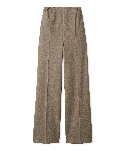 Mila Owen（ミラオーウェン）の「ウエストゴムワイドイージーパンツ（その他パンツ・レディース・ダークブラウン/ライム/モカ/アイボリー・00/1/0）」の3枚目の写真