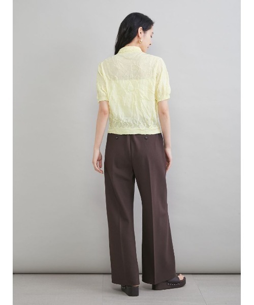 Mila Owen（ミラオーウェン）の「ウエストゴムワイドイージーパンツ（その他パンツ・レディース・ダークブラウン/ライム/モカ/アイボリー・00/1/0）」の14枚目の写真