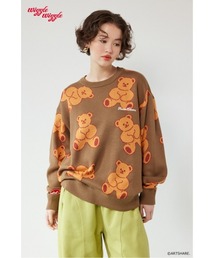 RODEO CROWNS WIDE BOWL | (wiggle wiggle)パターンニットトップス(ニット/セーター)