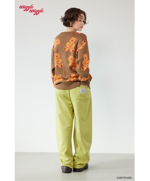 RODEO CROWNS WIDE BOWL（ロデオクラウンズワイドボウル）の「(wiggle wiggle)パターンニットトップス（ニット/セーター・レディース・グリーン系その他/ブルー系その他/ホワイト系その他/ブラウン系その他・FREE）」の9枚目の写真