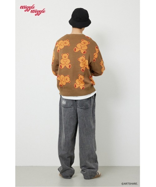 RODEO CROWNS WIDE BOWL（ロデオクラウンズワイドボウル）の「(wiggle wiggle)パターンニットトップス（ニット/セーター・レディース・グリーン系その他/ブルー系その他/ホワイト系その他/ブラウン系その他・FREE）」の14枚目の写真