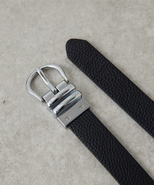 COLLAGE GALLARDAGALANTE（コラージュガリャルダガランテ）の「PAPILLONNER/リバーシブルレザーベルト（ベルト・レディース・アイボリー/シルバー・FREE）」の7枚目の写真