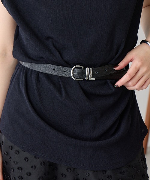 COLLAGE GALLARDAGALANTE（コラージュガリャルダガランテ）の「PAPILLONNER/リバーシブルレザーベルト（ベルト・レディース・アイボリー/シルバー・FREE）」の10枚目の写真