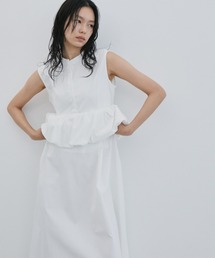 DRWCYS | バルーンペプラムシャツOP(ワンピース)