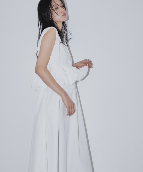 DRWCYS（ドロシーズ）の「バルーンペプラムシャツOP（ワンピース・レディース・ホワイト・FREE）」の11枚目の写真