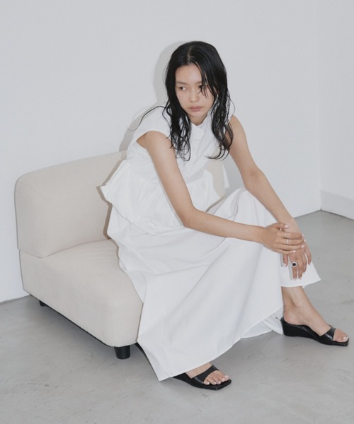 DRWCYS（ドロシーズ）の「バルーンペプラムシャツOP（ワンピース・レディース・ホワイト・FREE）」の14枚目の写真