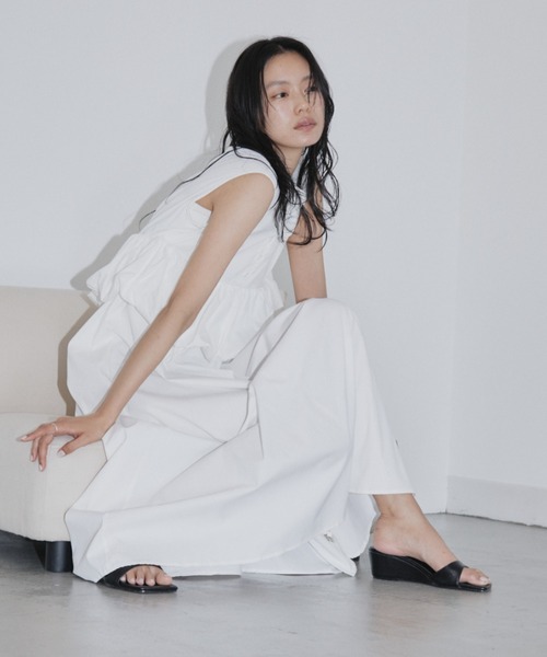 DRWCYS（ドロシーズ）の「バルーンペプラムシャツOP（ワンピース・レディース・ホワイト・FREE）」の15枚目の写真