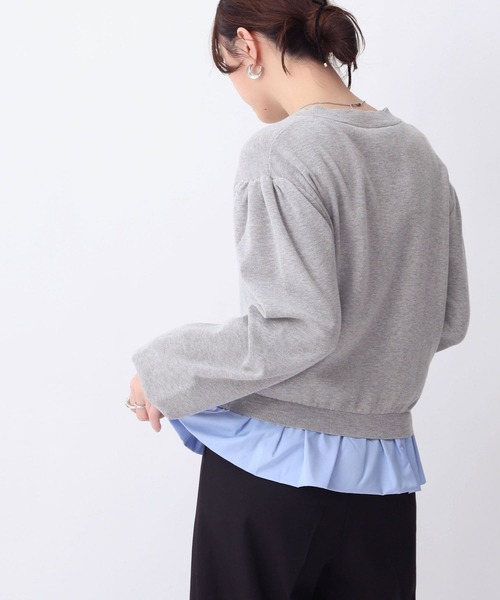 NOAHL(ノアル)の「【NOAHL】裾バルーンドッキングカーディガン(カーディガン/ボレロ・レディース・ピンク系/ベージュ系/グレー系・FREE)」の9枚目の写真