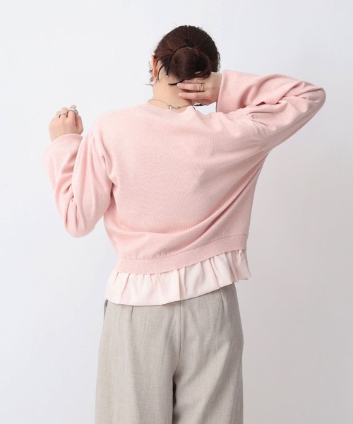 NOAHL(ノアル)の「【NOAHL】裾バルーンドッキングカーディガン(カーディガン/ボレロ・レディース・ピンク系/ベージュ系/グレー系・FREE)」の22枚目の写真