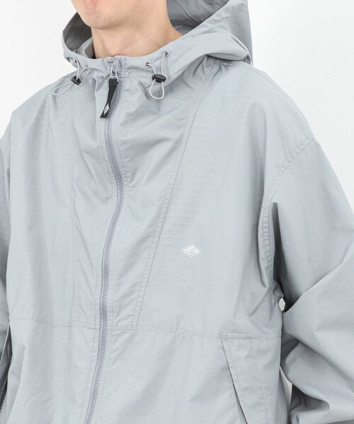 DANTON(ダントン)の「【DANTON/ダントン】DT-A0675SNY HOODED SHORT JACKET 26SS(ブルゾン・メンズ・グレイッシュブルー/ブラック・L/S/M)」の4枚目の写真