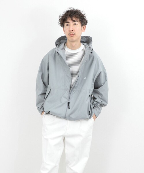 DANTON(ダントン)の「【DANTON/ダントン】DT-A0675SNY HOODED SHORT JACKET 26SS(ブルゾン・メンズ・グレイッシュブルー/ブラック・L/S/M)」の15枚目の写真