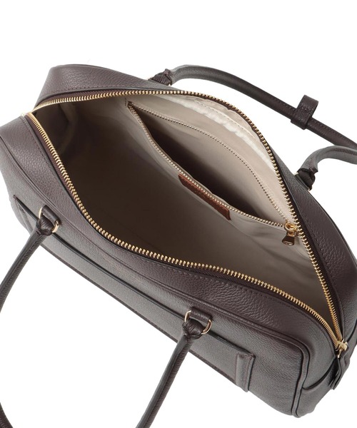 CHRISTIAN VILLA（クリスチャンヴィラ）の「CHRISTIAN VILLA / boston leather bag(ボストンレザーバッグ)（ショルダーバッグ・レディース・アイボリー/ブラウン・FREE）」の9枚目の写真