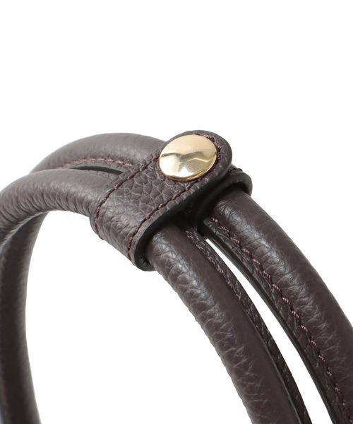 CHRISTIAN VILLA（クリスチャンヴィラ）の「CHRISTIAN VILLA / boston leather bag(ボストンレザーバッグ)（ショルダーバッグ・レディース・アイボリー/ブラウン・FREE）」の11枚目の写真