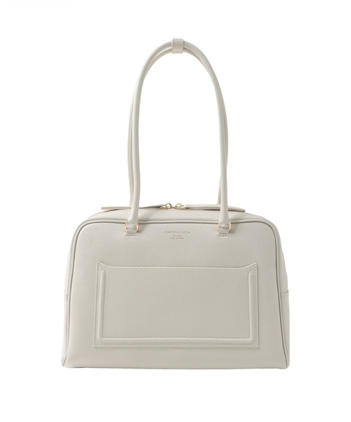 CHRISTIAN VILLA（クリスチャンヴィラ）の「CHRISTIAN VILLA / boston leather bag(ボストンレザーバッグ)（ショルダーバッグ・レディース・アイボリー/ブラウン・FREE）」の13枚目の写真