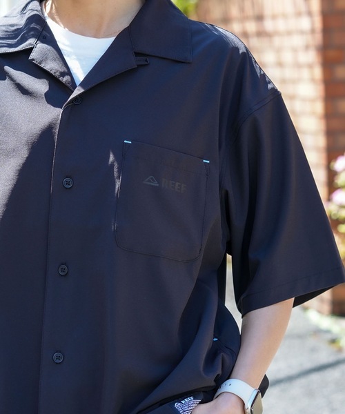 REEF(リーフ)の「REEF BAJA DRY SHIRTS 半袖シャツ / 別売りセットアップ対応【2026年春夏モデル】/リーフストレッチシャツ(シャツ/ブラウス・メンズ・ブラック/カーキ・X-LARGE/LARGE/MEDIUM/SMALL)」の13枚目の写真