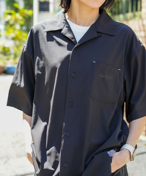 REEF(リーフ)の「REEF BAJA DRY SHIRTS 半袖シャツ / 別売りセットアップ対応【2026年春夏モデル】/リーフストレッチシャツ(シャツ/ブラウス・メンズ・ブラック/カーキ・X-LARGE/LARGE/MEDIUM/SMALL)」の12枚目の写真
