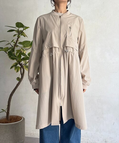 un dix cors（アンディコール）の「ウエストドロストコート（その他アウター・レディース・ベージュ/ミント/ブラック・FREE）」の18枚目の写真