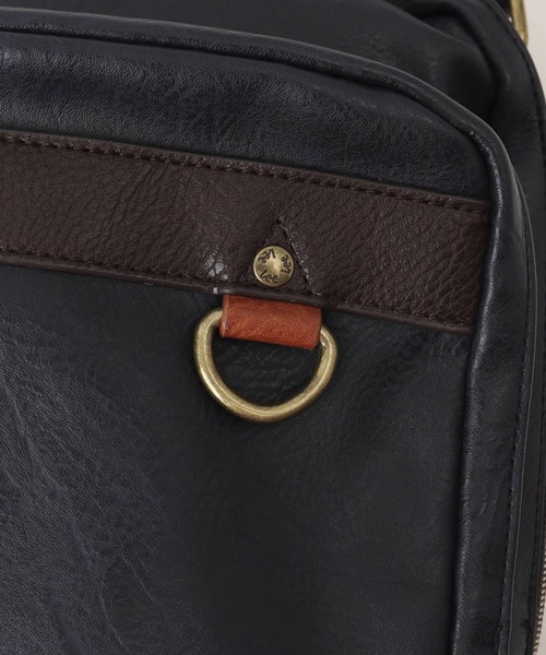 Lee（リー）の「Lee 2WAYボディバッグ（ボディバッグ/ウエストポーチ・メンズ・ブラック/グレー/キャメル/ネイビー・FREE）」の5枚目の写真