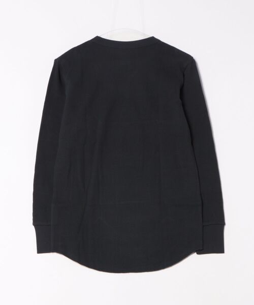 ADAM ET ROPE'（アダムエロペ）の「【Hanes for BIOTOP】LONG SLEEVE THERMAL（Tシャツ/カットソー・レディース・ネイビー・FREE）」の2枚目の写真