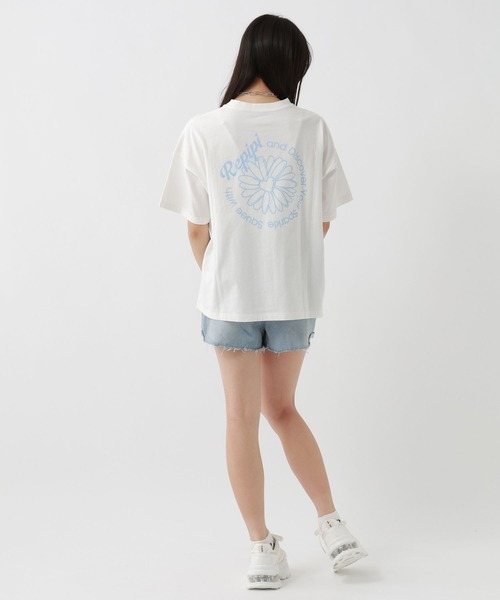 repipi armario（レピピ アルマリオ）の「【3デザイン8カラー】最強きゃわTee【綿100%】（Tシャツ/カットソー・キッズ・ホワイト系1/サックスブルー/グレー/ホワイト系4/ホワイト/ホワイト系7/スミクロ/イエロー・SMALL/MEDIUM/LARGE）」の12枚目の写真