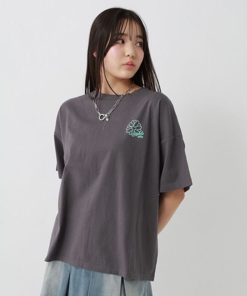repipi armario（レピピ アルマリオ）の「【3デザイン8カラー】最強きゃわTee【綿100%】（Tシャツ/カットソー・キッズ・ホワイト系1/サックスブルー/グレー/ホワイト系4/ホワイト/ホワイト系7/スミクロ/イエロー・SMALL/MEDIUM/LARGE）」の16枚目の写真