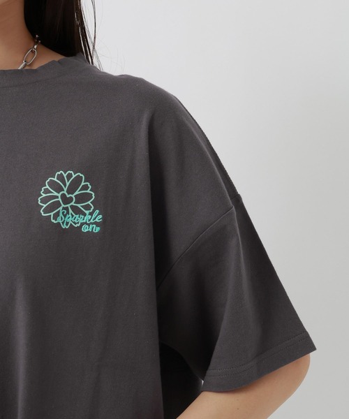 repipi armario（レピピ アルマリオ）の「【3デザイン8カラー】最強きゃわTee【綿100%】（Tシャツ/カットソー・キッズ・ホワイト系1/サックスブルー/グレー/ホワイト系4/ホワイト/ホワイト系7/スミクロ/イエロー・SMALL/MEDIUM/LARGE）」の21枚目の写真