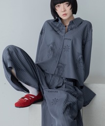 VACANCY（ヴァカンシー）の「タロット柄ワイドスリーブストライプシャツ（シャツ/ブラウス）」