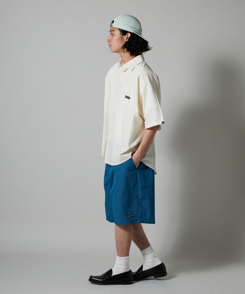 OK YESTERDAY(オッケーイエスタデイ)の「OK YESTERDAY / オーケー イエスタデイ ワイドイージーショーツ / WIDE EASY SHORTS 2026年 夏 夏服(その他パンツ・メンズ・カーキ/ブラック/ブルー/ブラック系その他/ネイビー・L/M)」の19枚目の写真