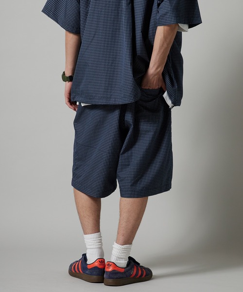 OK YESTERDAY(オッケーイエスタデイ)の「OK YESTERDAY / オーケー イエスタデイ ワイドイージーショーツ / WIDE EASY SHORTS 2026年 夏 夏服(その他パンツ・メンズ・カーキ/ブラック/ブルー/ブラック系その他/ネイビー・L/M)」の10枚目の写真