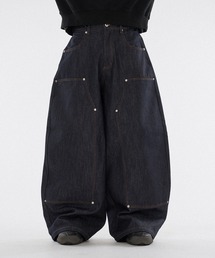 WISH FOR EVER | 【 4color / 3size 】ASSORT WIDE CURVE DOUBLE KNEE DENIM(その他パンツ)