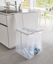 LBC（エルビーシー）の「【WEB限定】スリム蓋付き分別ゴミ袋ホルダー タワー 45L 2個組 （tower）6184, 6185（ダストボックス）」