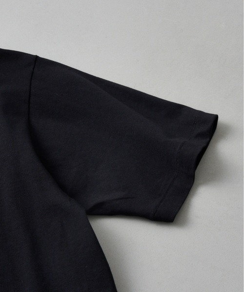 HANES（ヘインズ）の「【Hanes】1P THE RELAX Relax Fit　モックネックTシャツ（Tシャツ/カットソー・メンズ・ホワイト/ブラック・S/M/L/XL）」の3枚目の写真