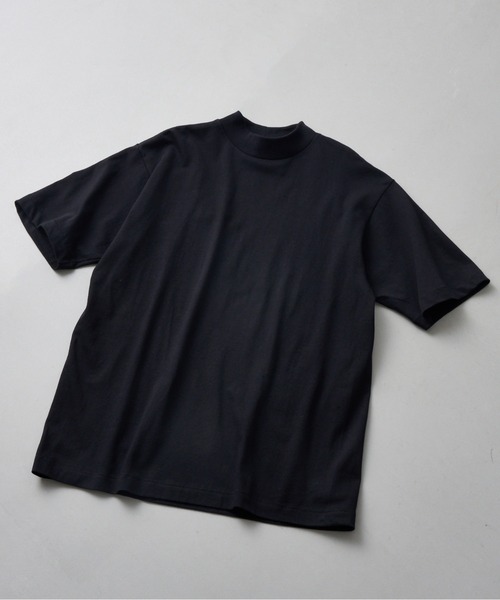 HANES（ヘインズ）の「【Hanes】1P THE RELAX Relax Fit　モックネックTシャツ（Tシャツ/カットソー・メンズ・ホワイト/ブラック・S/M/L/XL）」の6枚目の写真