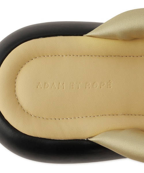ADAM ET ROPE'(アダムエロペ)の「トングパフサンダル(サンダル・レディース・ブラック/ブラウン/ミント・38/36/37)」の14枚目の写真