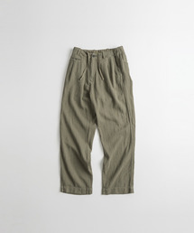 BEHEAVYER（ビヘイビアー）の「DYED SLUB R/C EASY TROUSERS khaki（その他パンツ）」
