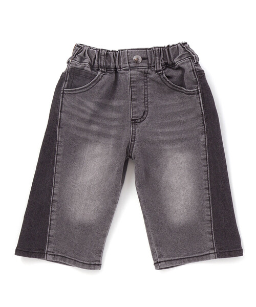 WASK（ワスク）の「6分丈バイカラー・ストレッチデニムパンツ（デニムパンツ・キッズ・ブルー/グレー・130cm/150cm/140cm/160cm）」の10枚目の写真