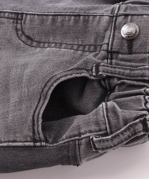 WASK（ワスク）の「6分丈バイカラー・ストレッチデニムパンツ（デニムパンツ・キッズ・ブルー/グレー・130cm/150cm/140cm/160cm）」の13枚目の写真