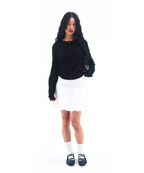 AMESWORLDWIDE(アメスワールドワイド)の「BASIC ROUND NECK CARDIGAN BLACK(カーディガン/ボレロ・レディース・その他・FREE)」の5枚目の写真